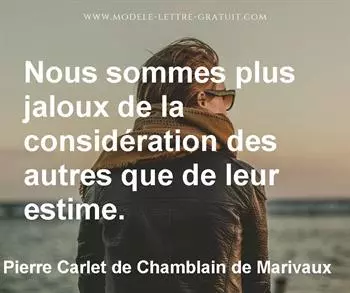 Citation de Pierre Carlet de Chamblain de Marivaux