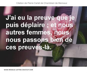 Citations Pierre Carlet de Chamblain de Marivaux