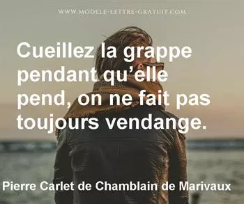 Citation de Pierre Carlet de Chamblain de Marivaux