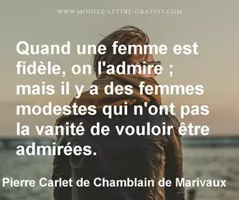 Citation de Pierre Carlet de Chamblain de Marivaux