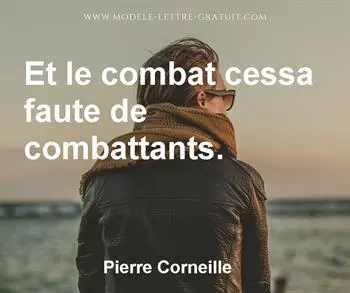 Citation de Pierre Corneille