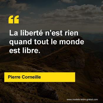 Citation de Pierre Corneille