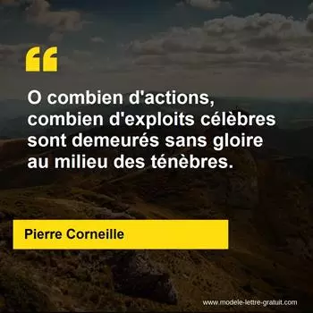 Citation Pierre Corneille