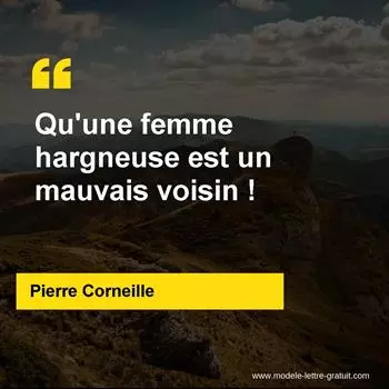 Citation Pierre Corneille