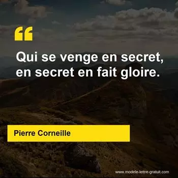 Citation Pierre Corneille