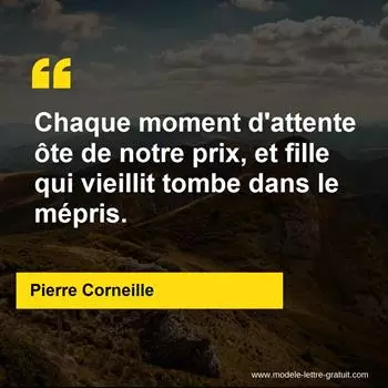 Citation Pierre Corneille