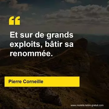 Citation Pierre Corneille