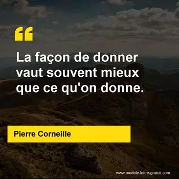 Citation Pierre Corneille