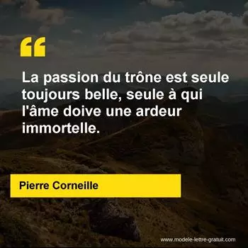 Citation Pierre Corneille