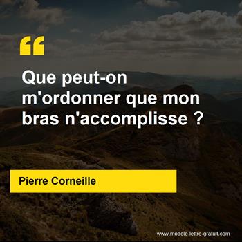 Citation de Pierre Corneille