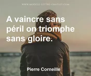 Citation de Pierre Corneille