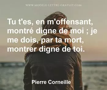 Citation de Pierre Corneille