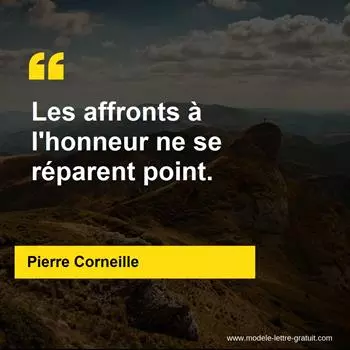Citation Pierre Corneille