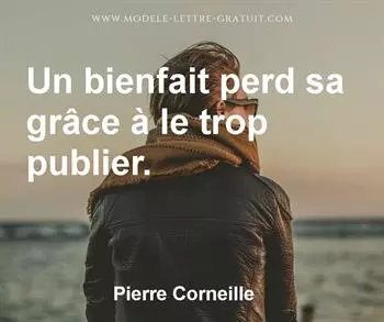 Citation de Pierre Corneille