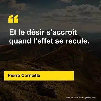 Citation Pierre Corneille