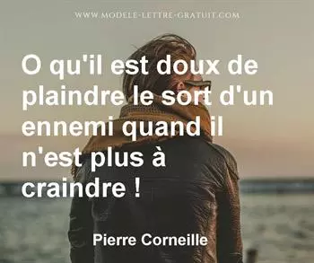 Citation de Pierre Corneille