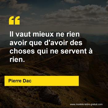 Citation de Pierre Dac