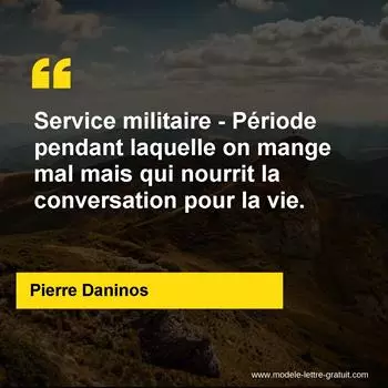 Citation Pierre Daninos