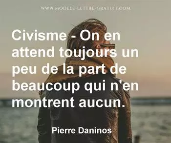 Citation de Pierre Daninos