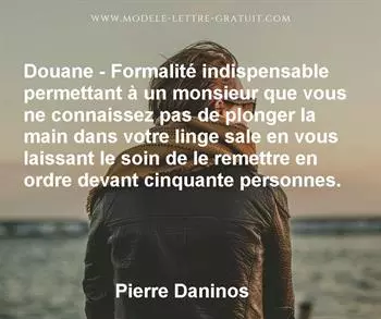 Citation de Pierre Daninos