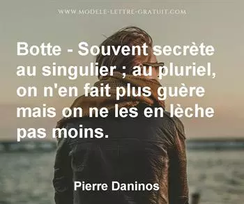 Citation de Pierre Daninos