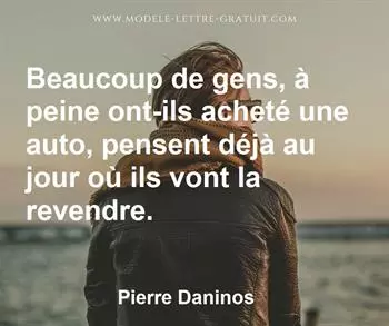 Citation de Pierre Daninos