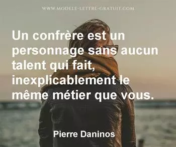Citation de Pierre Daninos