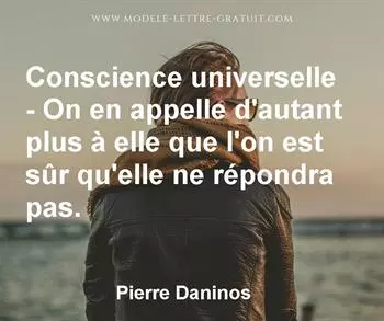 Citation de Pierre Daninos