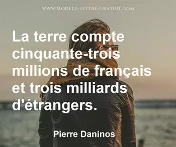 Citation de Pierre Daninos