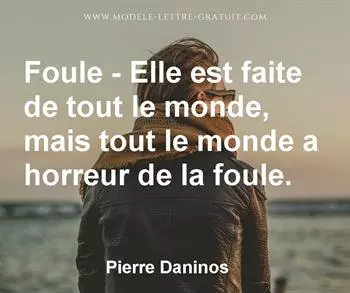Citation de Pierre Daninos