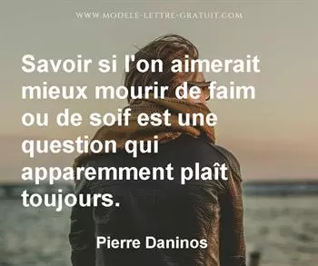 Citation de Pierre Daninos