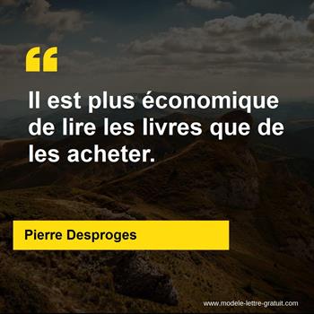 Citation Pierre Desproges
