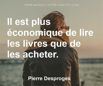 Citation de Pierre Desproges
