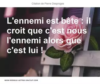 Citations Pierre Desproges