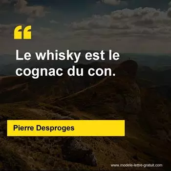 Citation Pierre Desproges