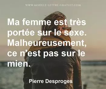 Citation de Pierre Desproges