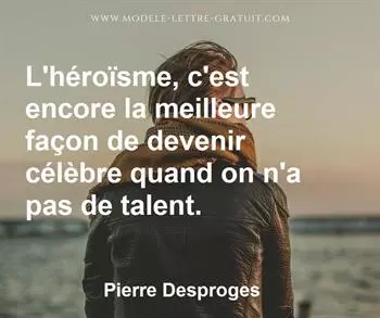 Citation de Pierre Desproges