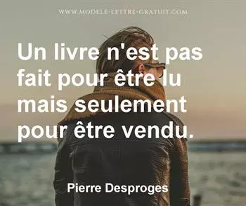 Citation de Pierre Desproges