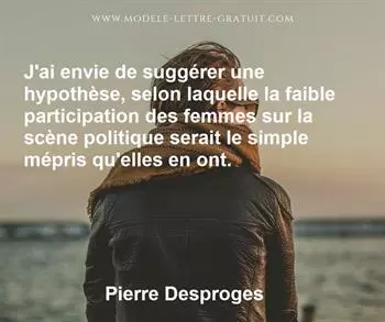 Citation de Pierre Desproges