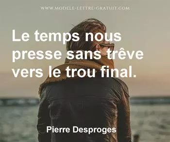 Citation de Pierre Desproges