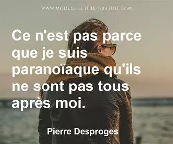 Citation de Pierre Desproges