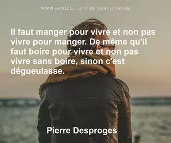 Citation de Pierre Desproges