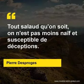 Citation Pierre Desproges