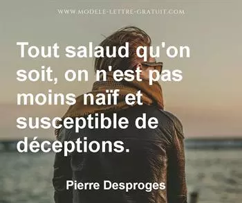 Citation de Pierre Desproges