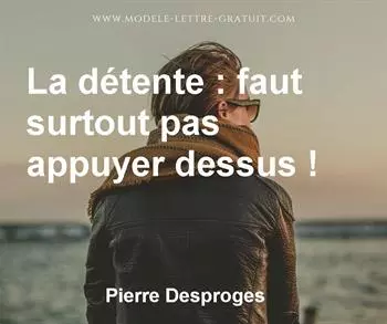 Citation de Pierre Desproges