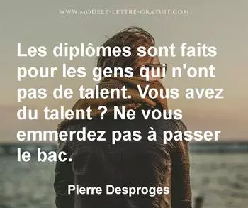 Citation de Pierre Desproges