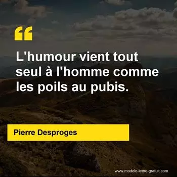 Citation Pierre Desproges