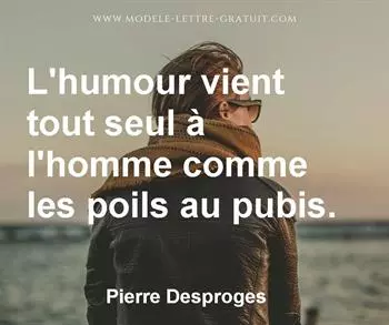 Citation de Pierre Desproges
