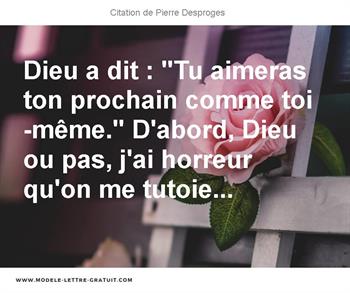 Citations Pierre Desproges