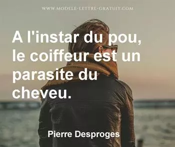 Citation de Pierre Desproges